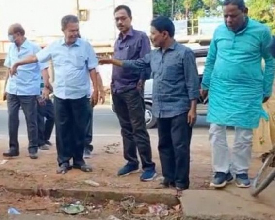 Reopened CPI-M party office in Charailam was attacked by BJP miscreants, Party leaders visited Charilam CPIM party office Reopened CPI-M party office in Charailam was attacked by BJP miscreants, Party leaders visited Charilam CPIM party office